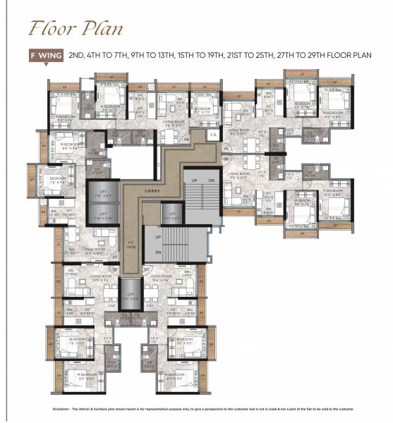  agarwal-sky-heights Wing A Cluster Plan