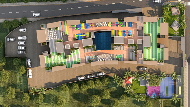  my home akurdi Layout Plan