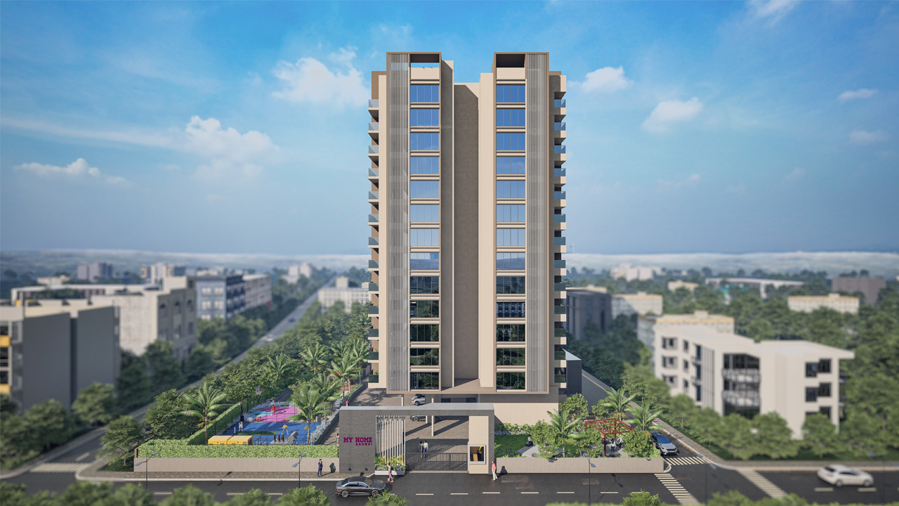  my home akurdi Elevation