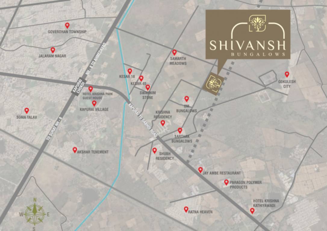 bungalows Location Plan