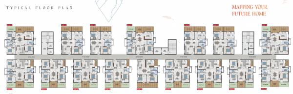  ridge Confident Ridge Cluster Plan from 1st to 12th Floor