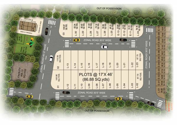  vedic-villas-phase-ii Layout Plan