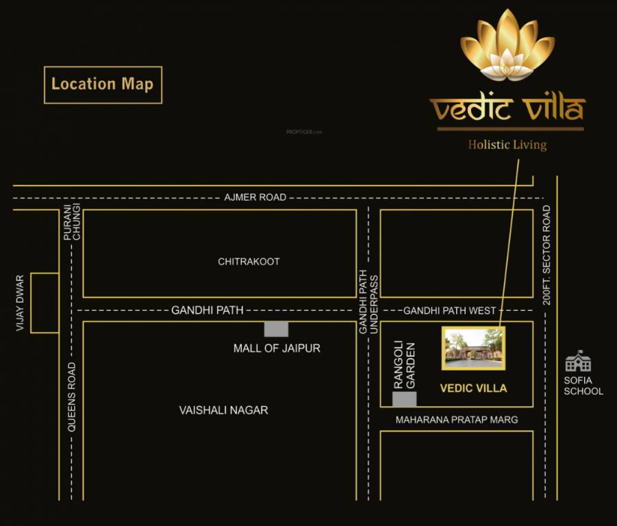  vedic villas phase ii Location Plan