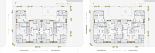  malbar-royal Block A And BLock B Cluster Plan from 1st to 7th Floor