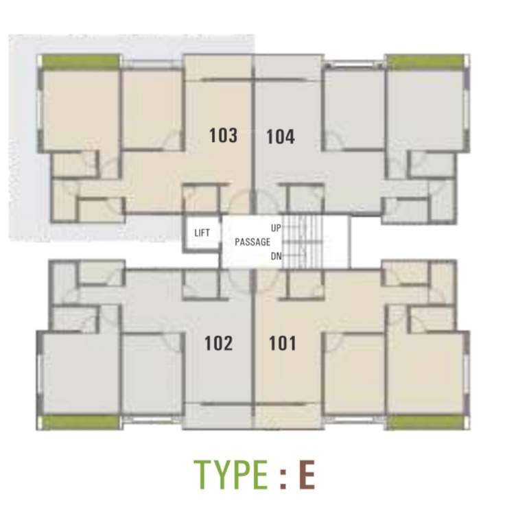  residency Shyam Residency Cluster Plan