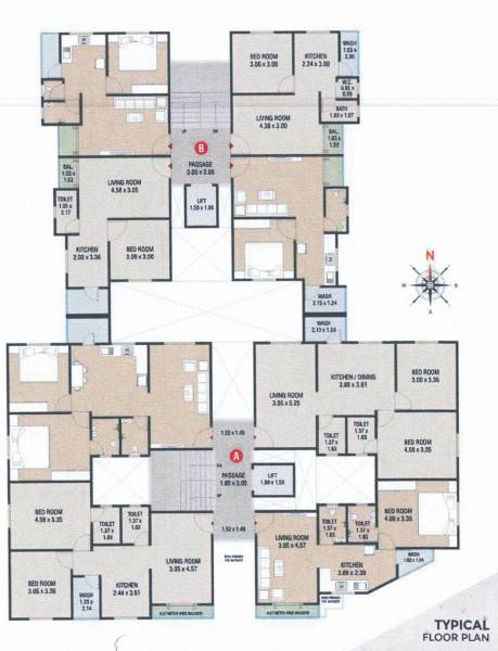  shilpgram Tower A And Tower B Cluster Plan
