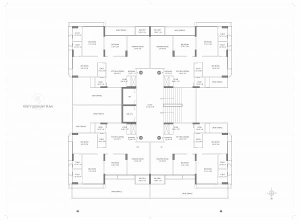  lake-abode Lake Abode Cluster Plan for 1st Floor