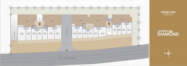  diamond Block A And B Cluster Plan for ground Floor