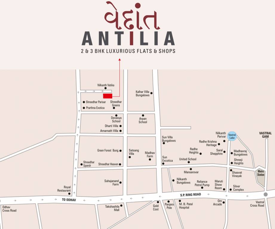 vedant antilia Location Plan