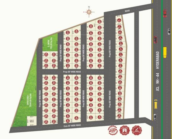  jubliee-hills Layout Plan