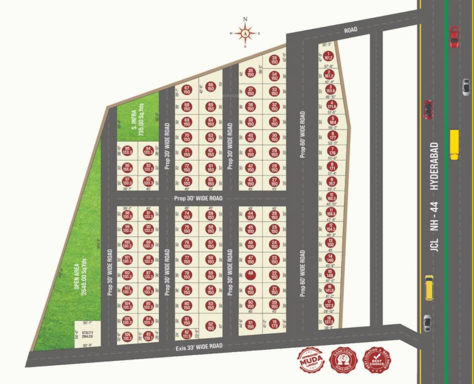  jubliee hills Layout Plan