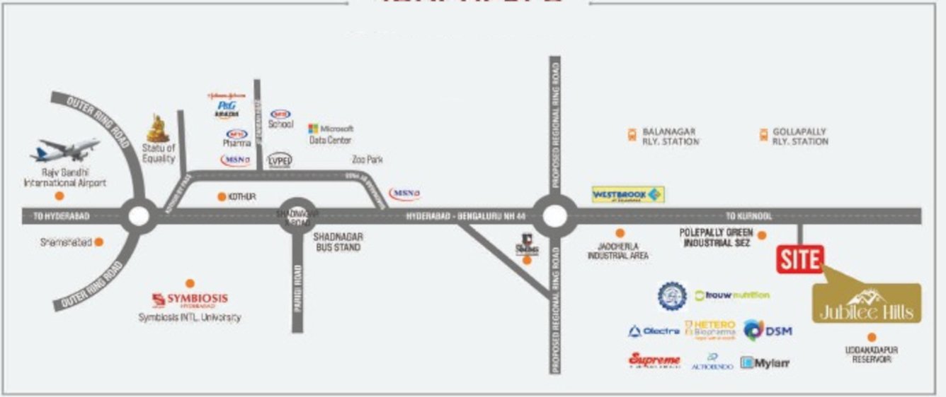  jubliee hills Location Plan