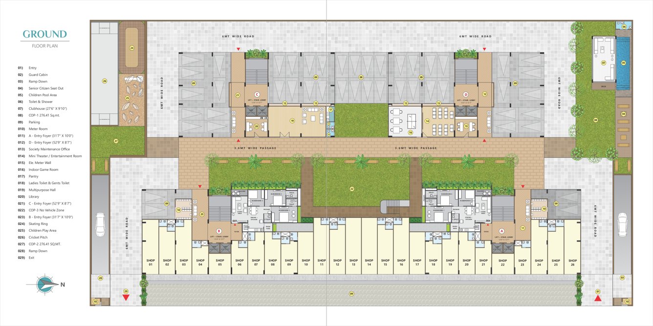  one 54 A To d Ground Cluster Plan