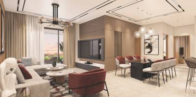  paramount Living Area
