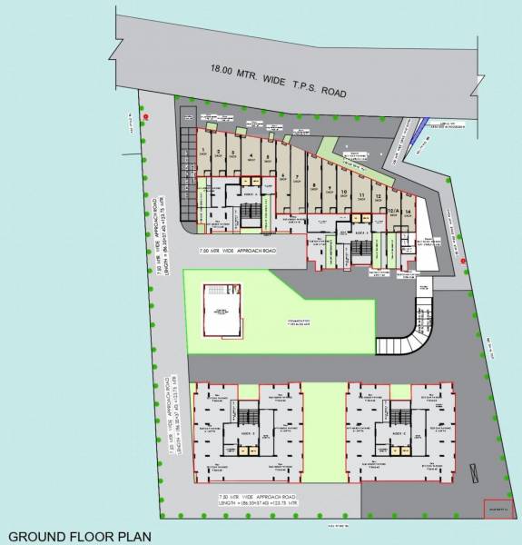  ashiyana A To D Cluster Plan For Ground Floor