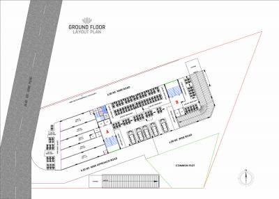  vatika Block A & B Ground Floor Cluster Plan