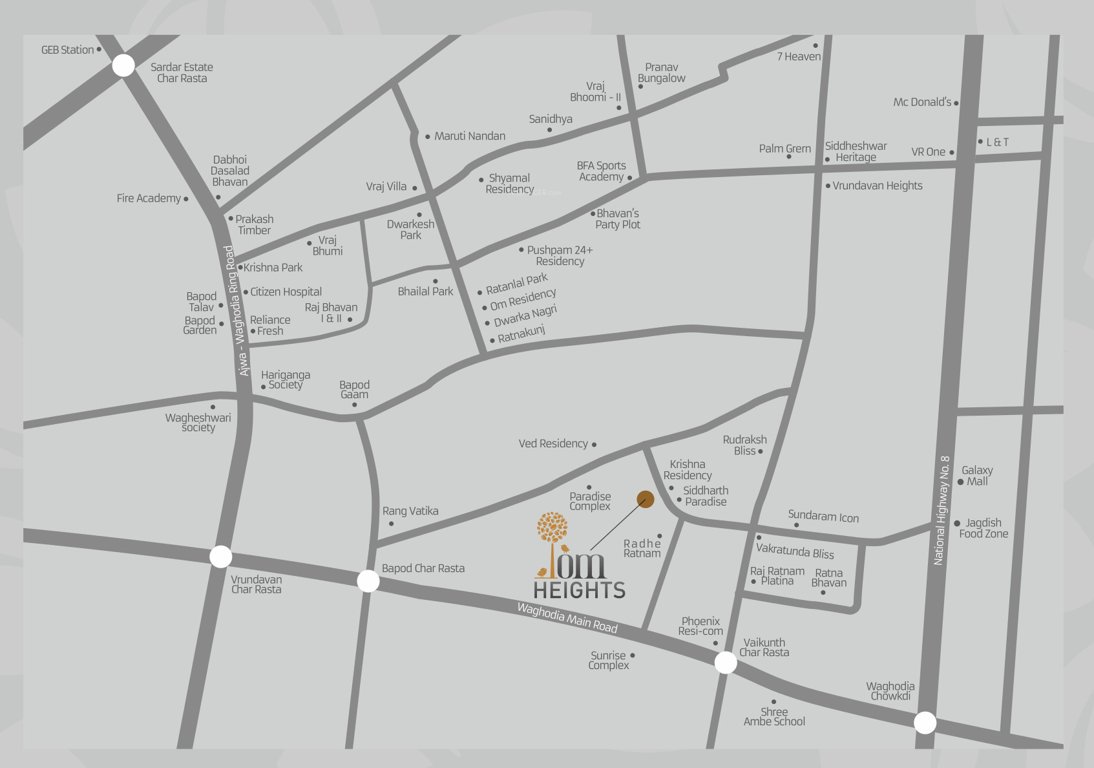  om heights Location Plan