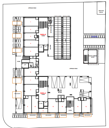  aleeza greens A Cluster Plan for ground Floor