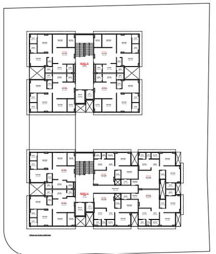  aleeza-greens A Cluster Plan from 3rd to 8th Floor