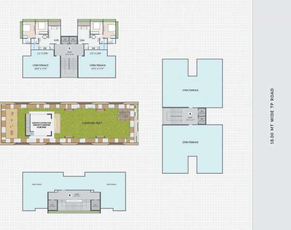  rivanta-sky Block A,B & C Cluster Plan for 13th Floor