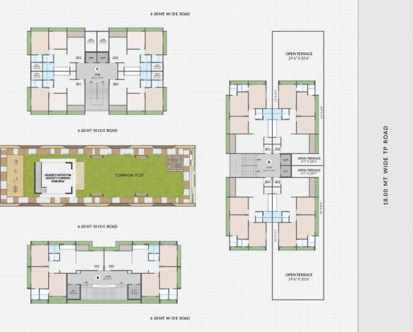  rivanta-sky Block A, B & C Cluster Plan for 2nd Floor