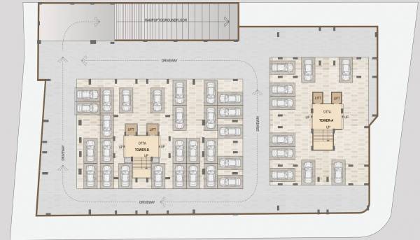  amardeep-sky Block A Cluster Plan For For Basement