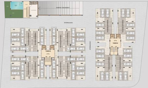  amardeep-sky Block A Cluster Plan For Ground Floor