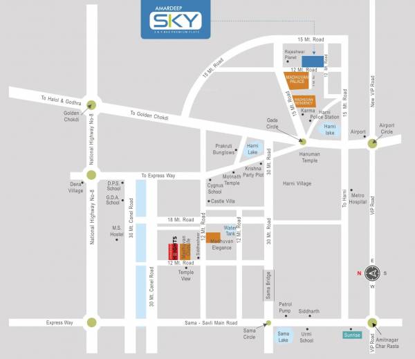  amardeep-sky Location Plan