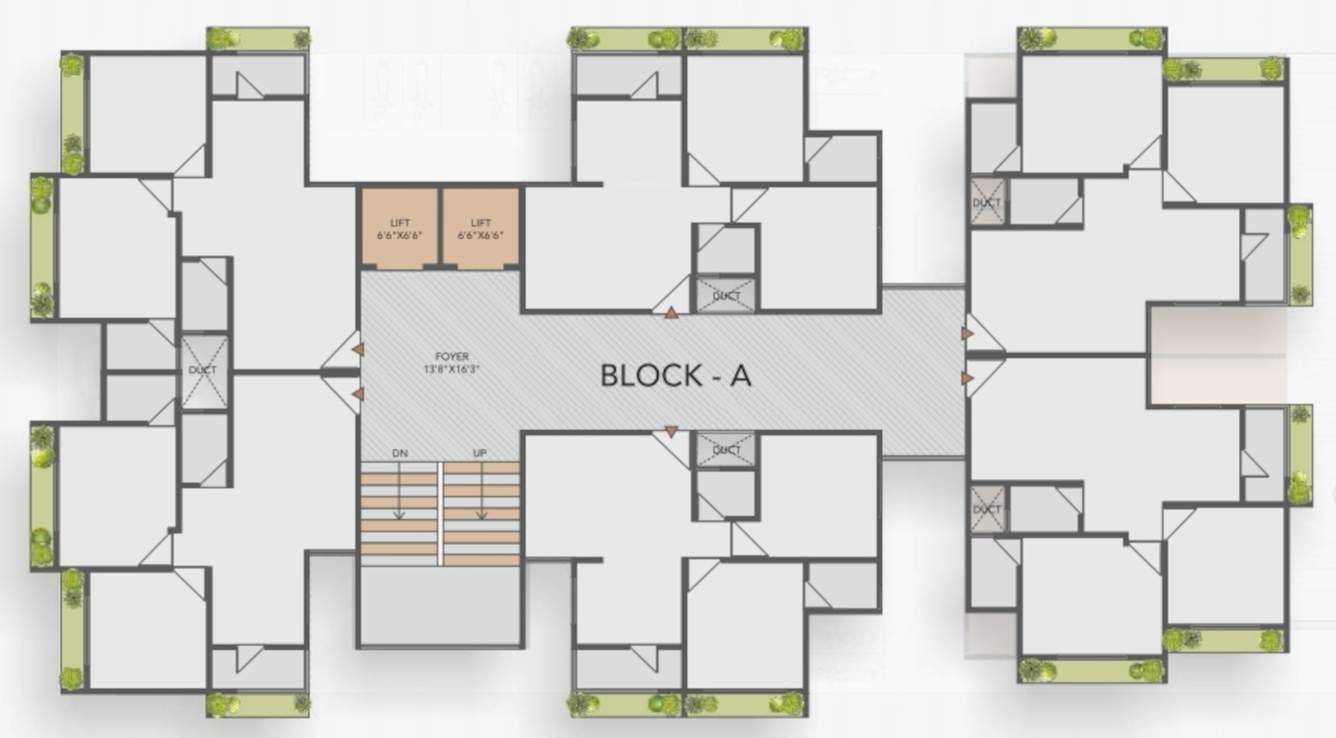  swapnil homes and swapnil harmony A Cluster Plan From 1st To 13th Floor