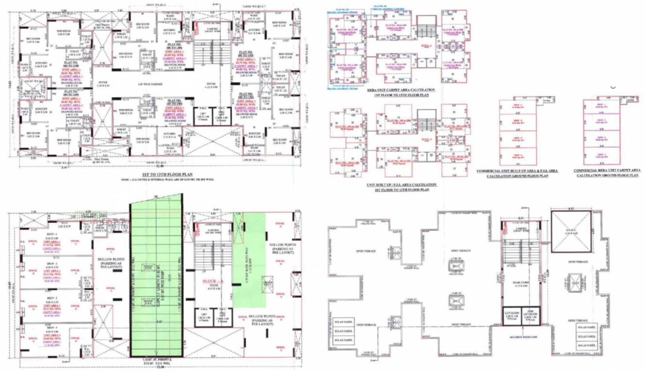  swapnil homes and swapnil harmony A Typical Cluster Plan