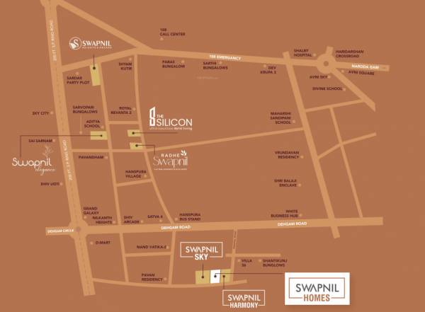  swapnil-homes-and-swapnil-harmony Location Plan