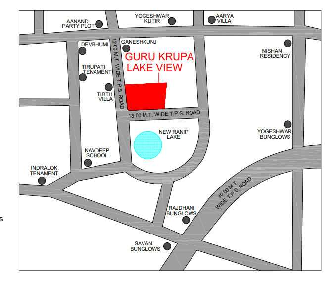  gurukrupa-lakeview Location Plan