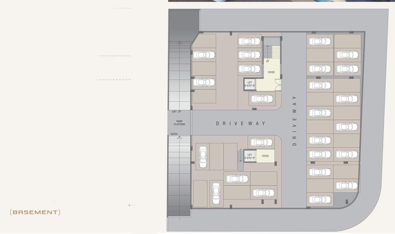 rajmani residency Rajmani Residency Cluster Plan For Basement