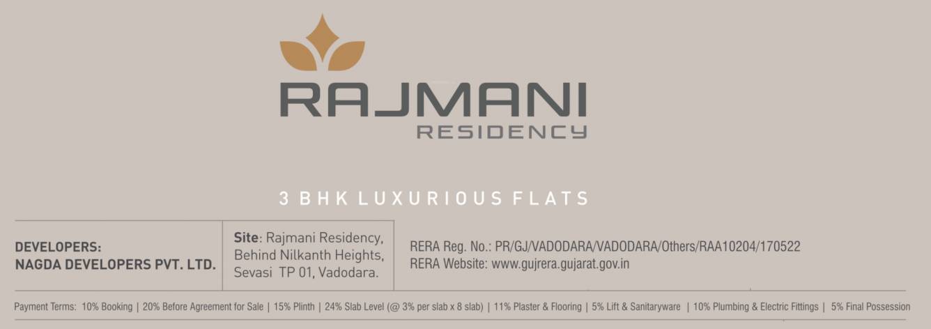 rajmani-residency Construction Linked Payment (CLP) Payment Plan