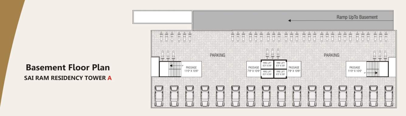  ram residency a tower Sai Ram Residency A Tower Basement Cluster Plan
