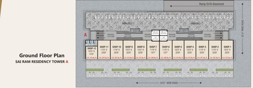  ram-residency-a-tower Sai Ram Residency A Tower Cluster Plan for ground Floor