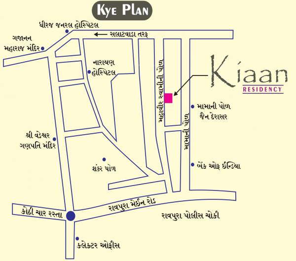 Location Plan kiaan-residency Location Plan