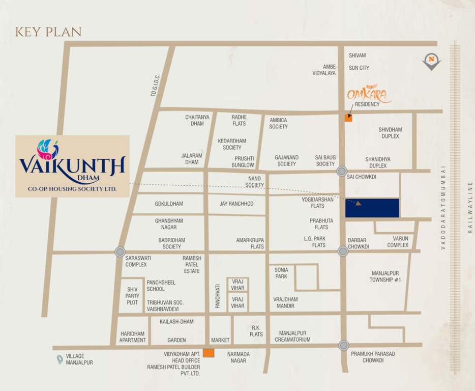  vaikunthdham chsl Location Plan
