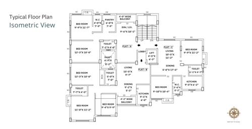  grand Grand Cluster Plan from 1st to 4th Floor