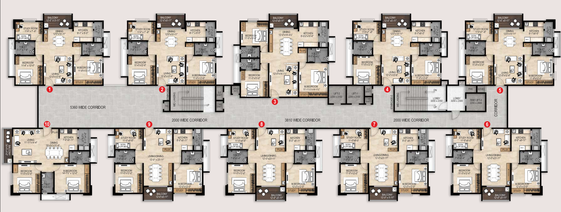  the-tamarind Tower C Cluster Plan