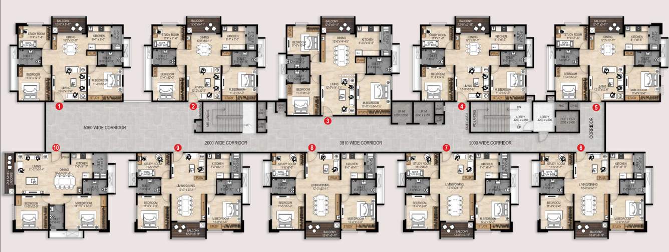  the tamarind Tower C Cluster Plan