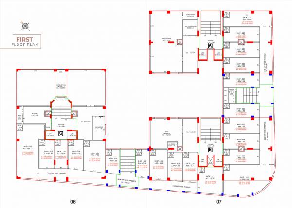 Block A,B & C Cluster Plan for 1st Floor green-view-heights Block A,B & C Cluster Plan for 1st Floor
