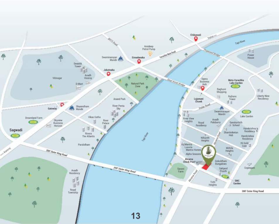  green view heights Location Plan