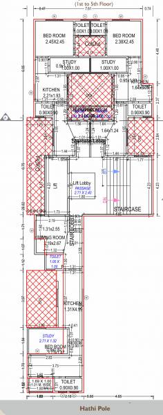 A1 Cluster Plan From 1st To 5th Floor radhika A1 Cluster Plan From 1st To 5th Floor