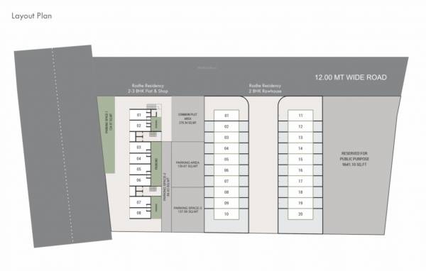  radhe-residency Layout Plan
