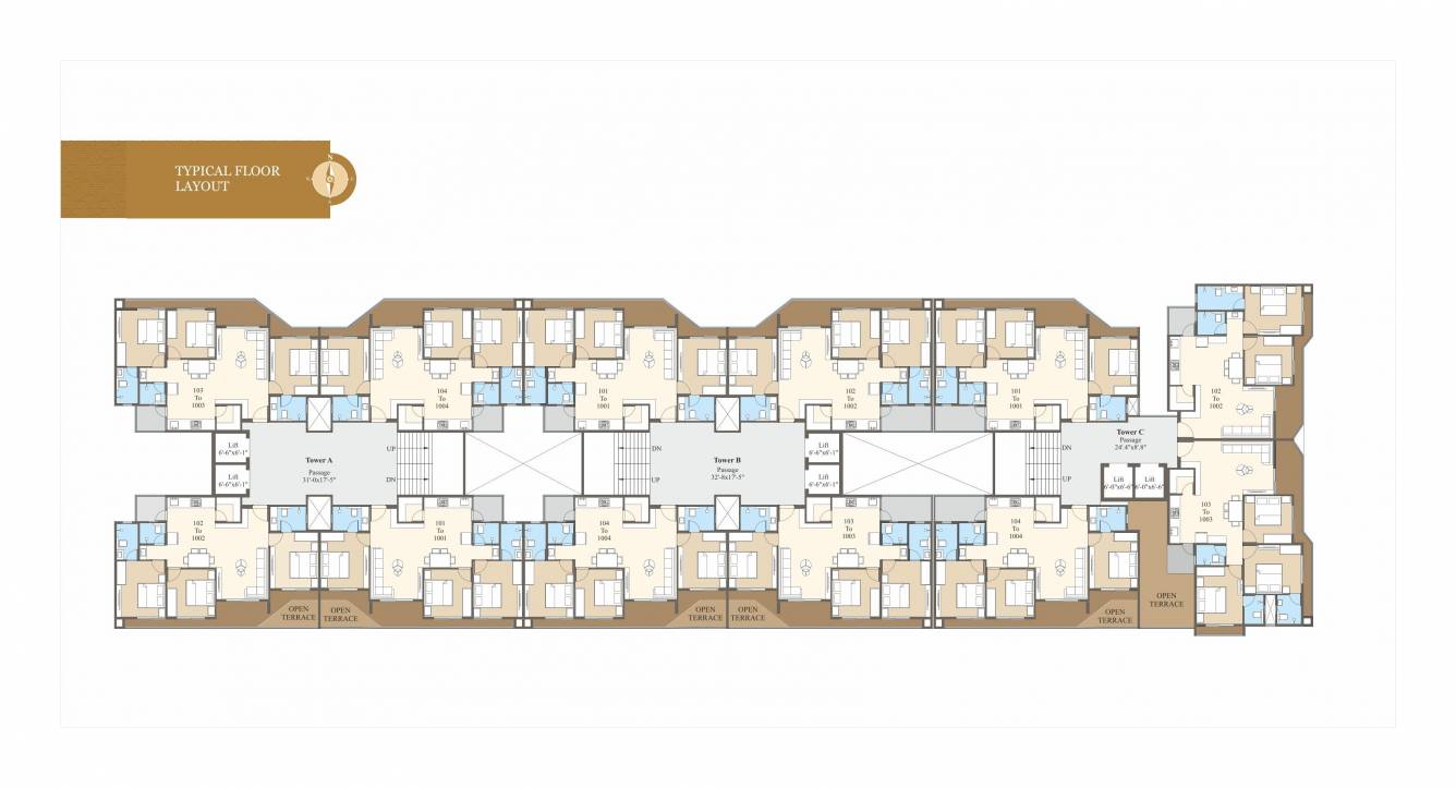  samruddhi saffron Wing A Cluster Plan