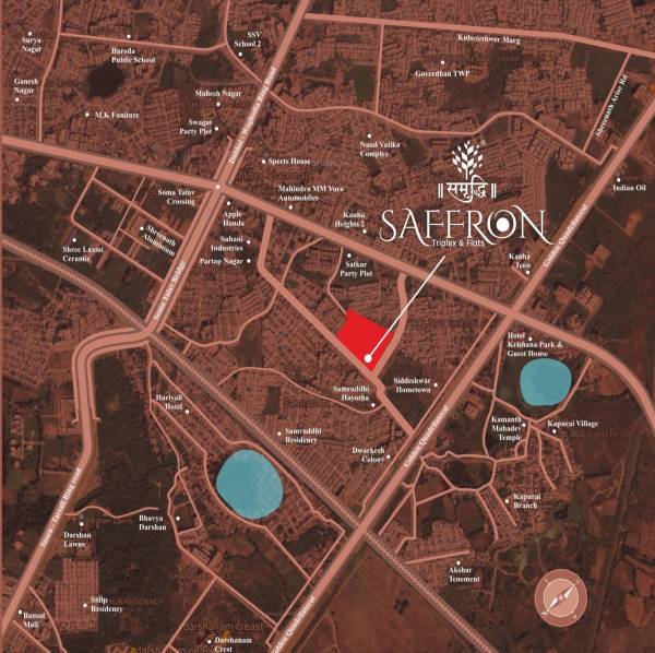 Location Plan samruddhi-saffron Location Plan