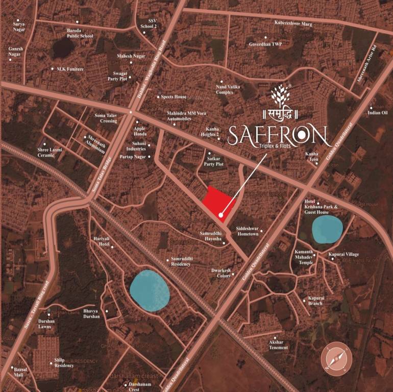  samruddhi saffron Location Plan