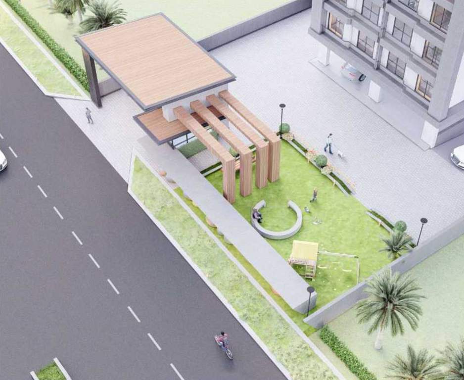  shivalik residency Landscape Garden and Tree Planting