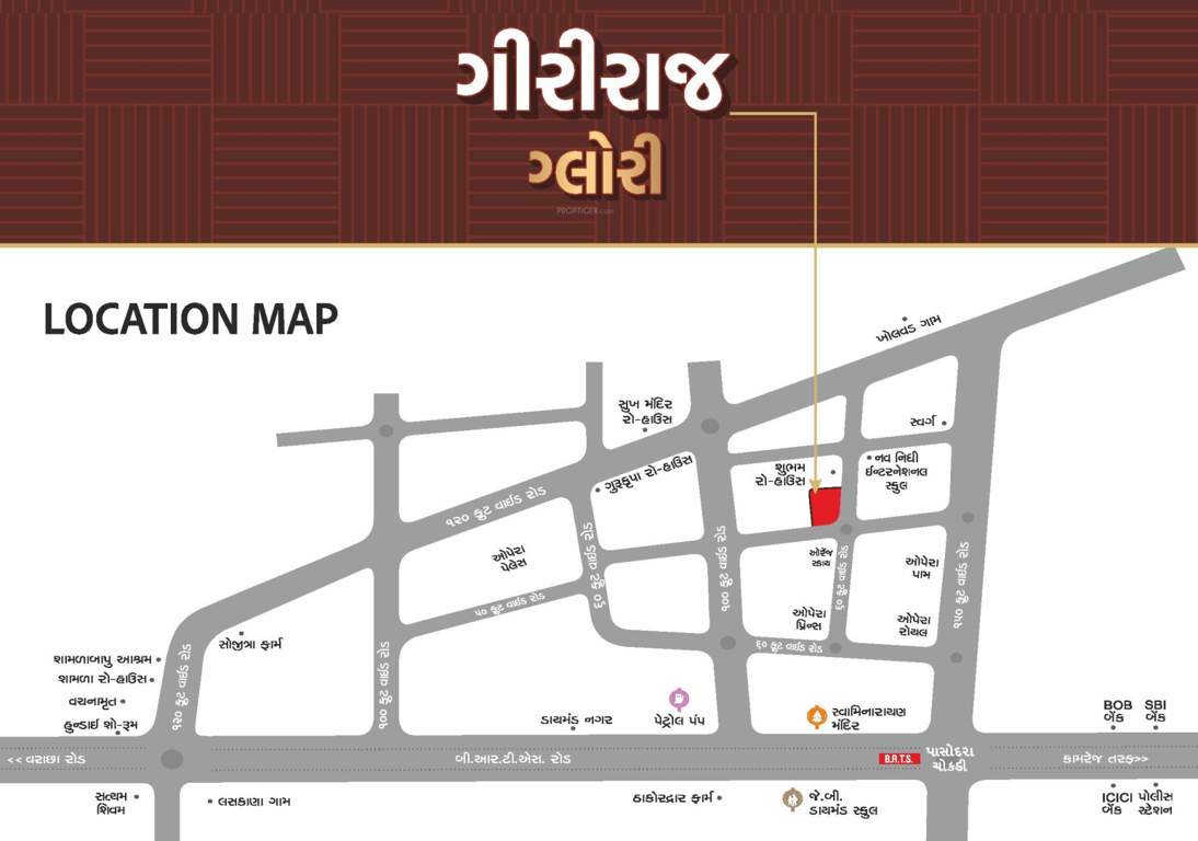  giriraj glory Location Plan